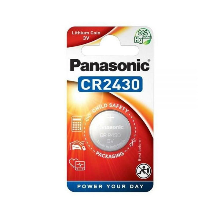 Panasonic - CR2430 3V Lithium Button Cell Battery Button Cell Coin Batteries | Snape & Sons