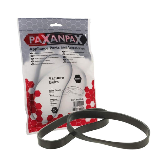 Paxanpax - Replica Dirt Devil 6000-7000 Vacuum Drive Belts x2 Pack Vacuum Cleaner Drive Belts | Snape & Sons