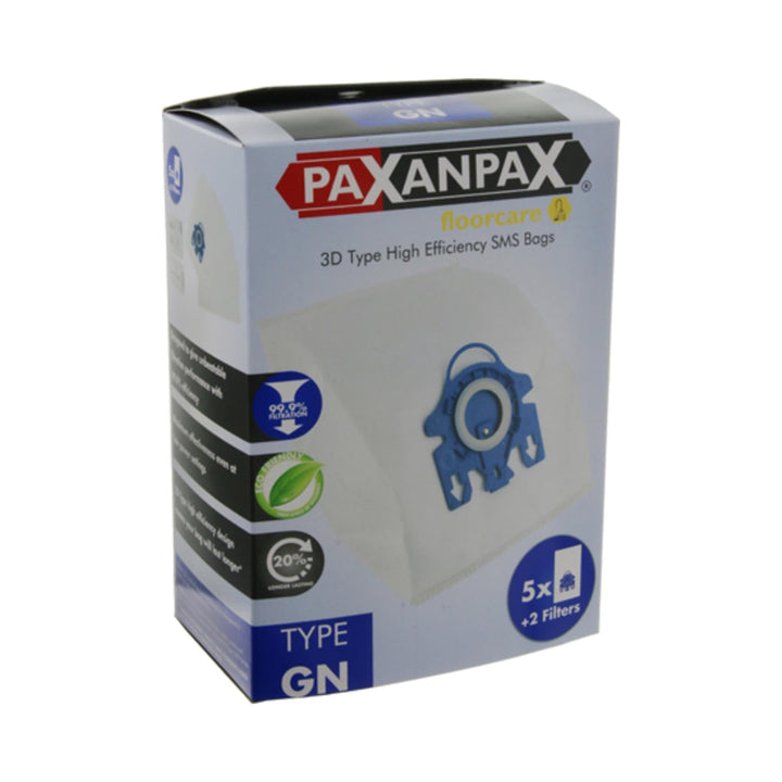 Paxanpax - Replica Miele GN 3D 5x Vacuum Bags + 2x Filters Vacuum Cleaner Dust Bags | Snape & Sons