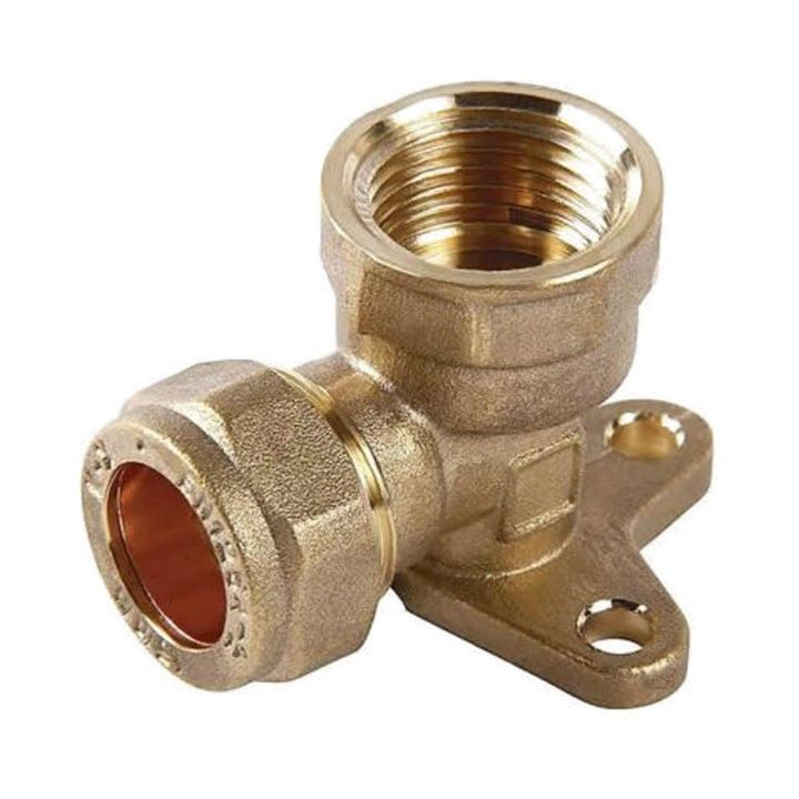Plumb Best 15mm Compression Wall Plate Elbow Pipe Fittings | Snape & Sons