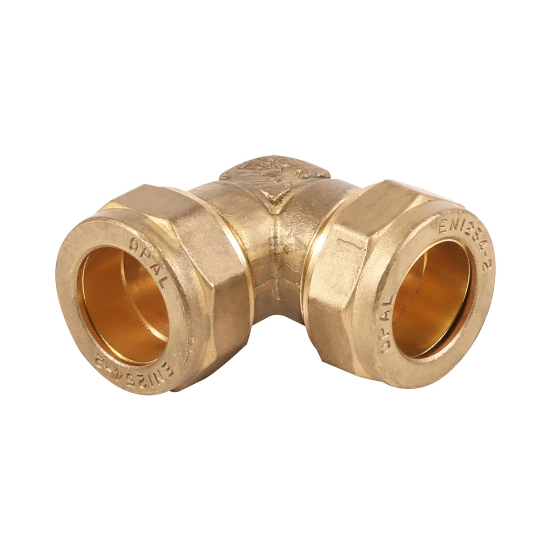 Compression Fitting Elbow Brass 15mm Snape & Sons