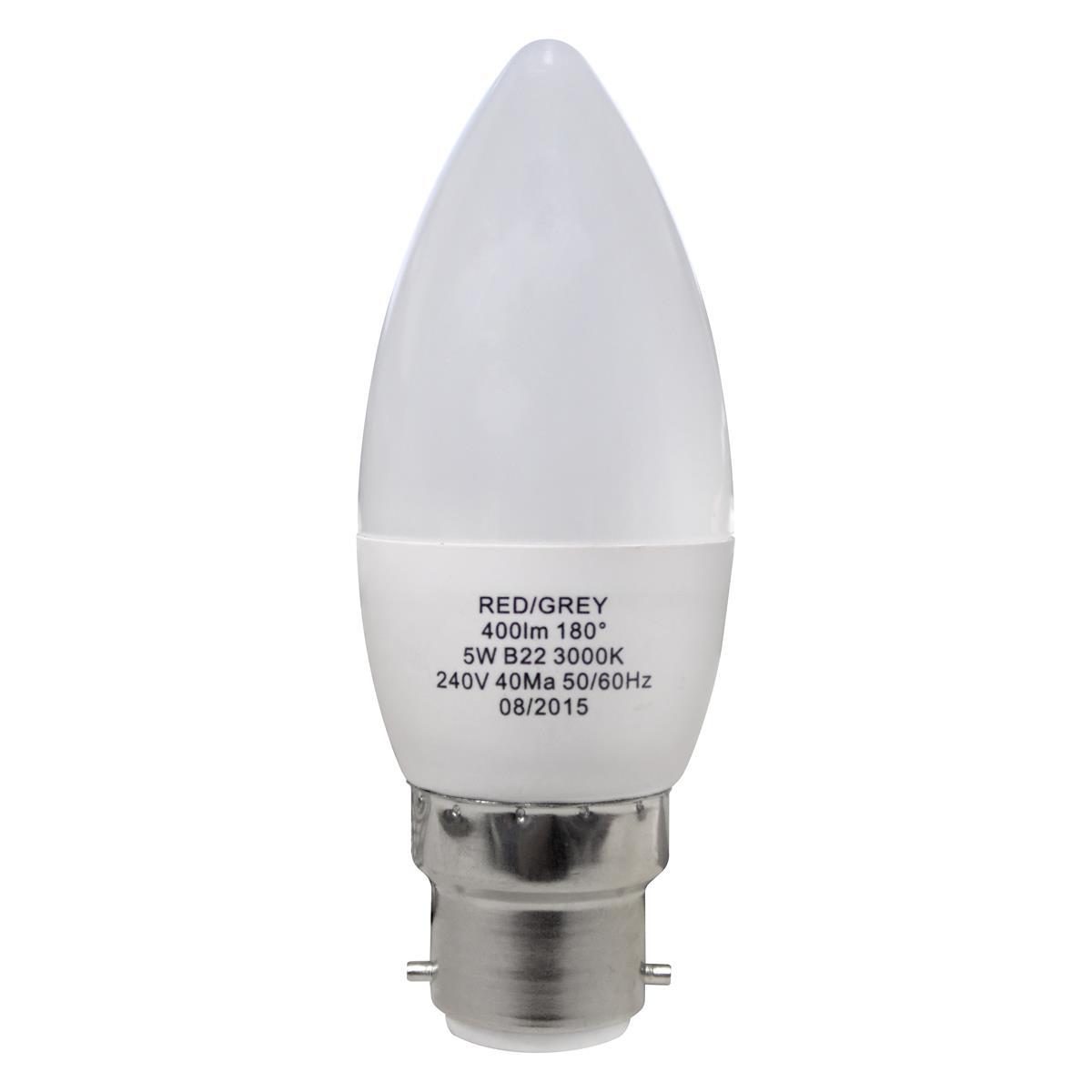 PowerPlus - 5W LED Candle B22/BC Candle Bulbs | Snape & Sons