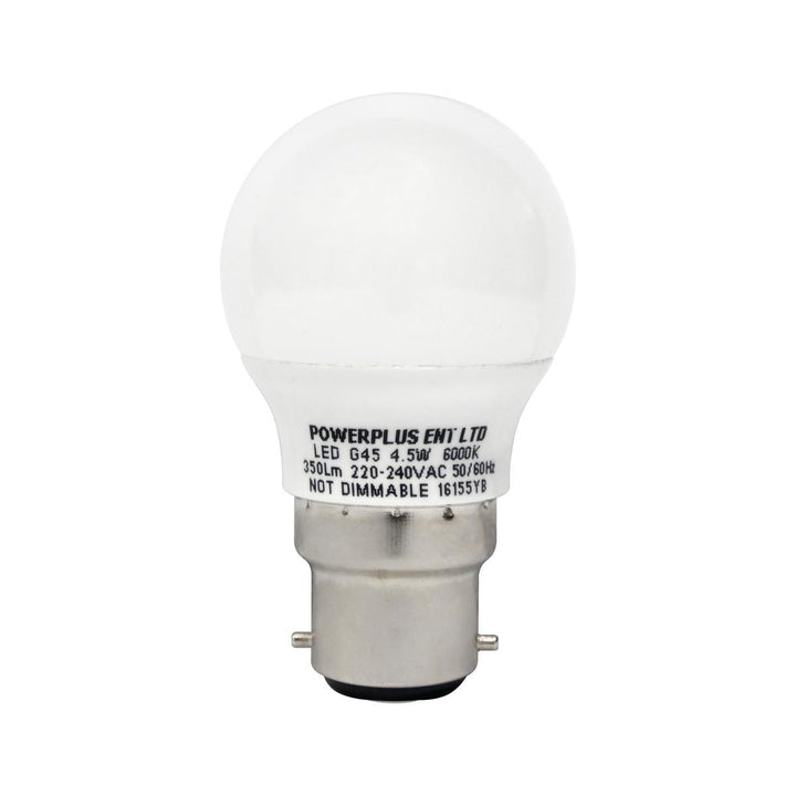 PowerPlus - 6W LED Golf B22/BC Golf Ball Bulbs | Snape & Sons
