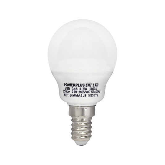 PowerPlus - 6W LED Golf E14/SES Golf Ball Bulbs | Snape & Sons