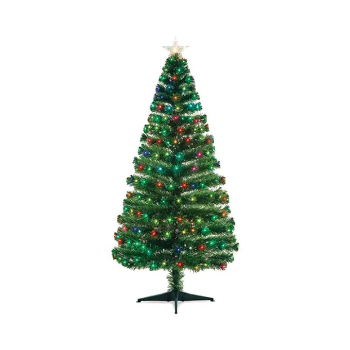 Premier Decorations - 120cm Fibre Optic Colour Changing LED Tree Christmas Trees | Snape & Sons