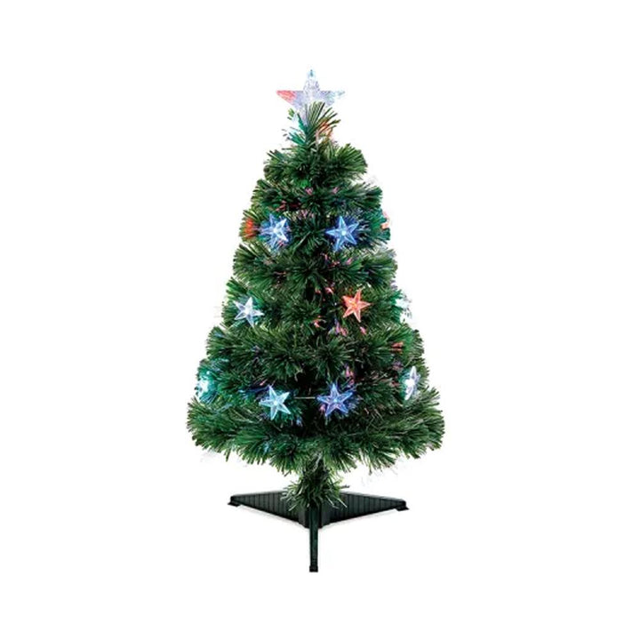Premier Decorations - 60cm Fibre Optic Colour Changing LED Star Tree Christmas Trees | Snape & Sons