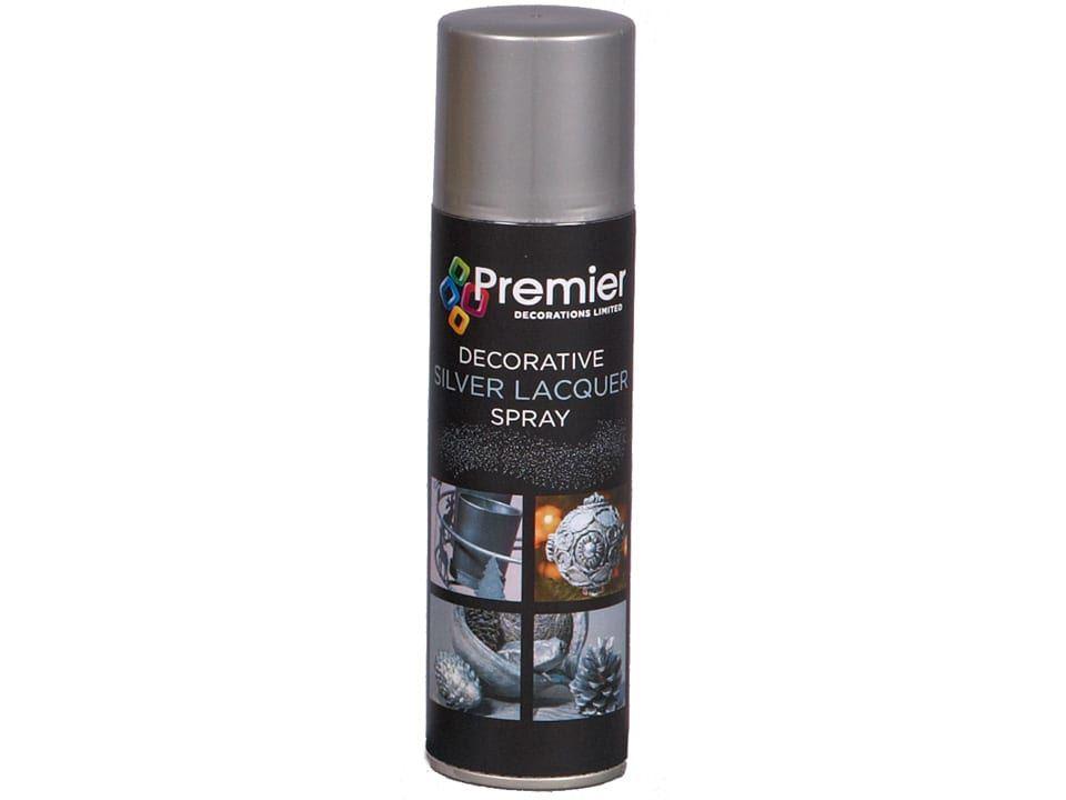 Premier Decorations - Lacquer Spray Silver Spray Paints | Snape & Sons
