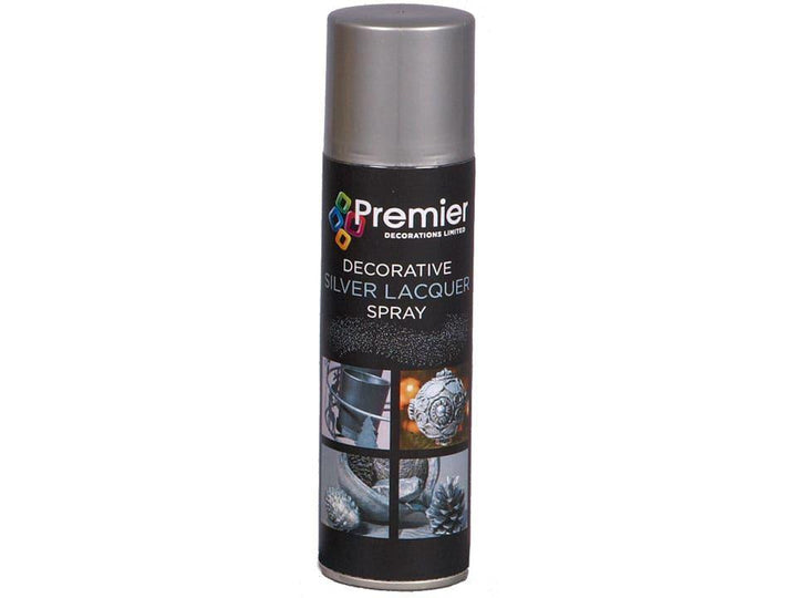 Premier Decorations - Lacquer Spray Silver Spray Paints | Snape & Sons