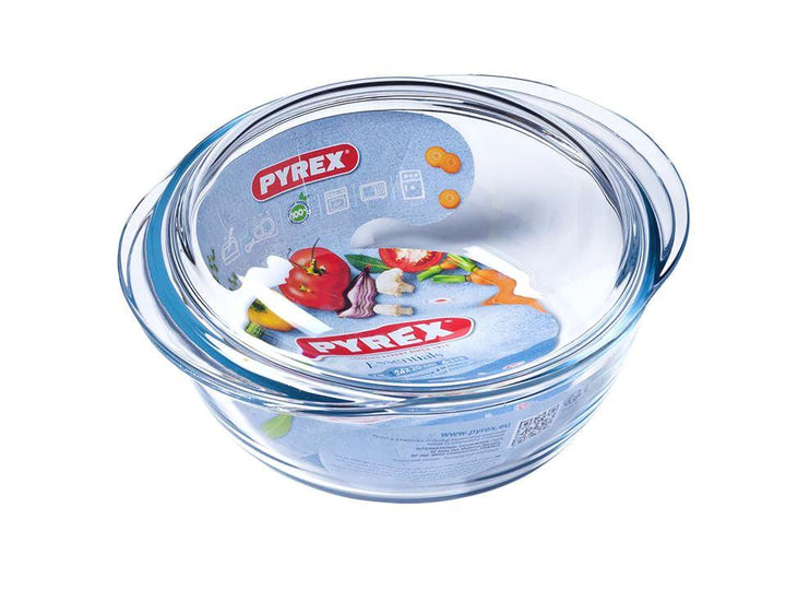 Pyrex - Essential Round Casserole 1.6L Casserole Dishes | Snape & Sons
