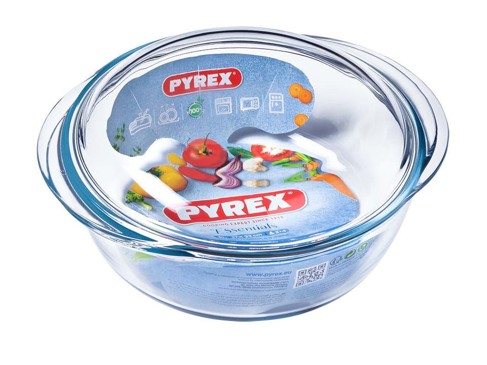 Pyrex - Essential Round Casserole 2.3L Casserole Dishes | Snape & Sons