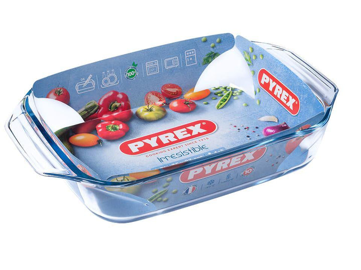 Pyrex - Irresistible Rectangular Roaster Medium Roasters | Snape & Sons