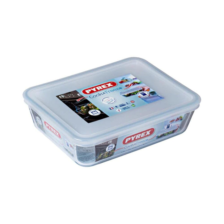 Pyrex - Rectangular Dish & Lid 1.5L Serving Dishes | Snape & Sons