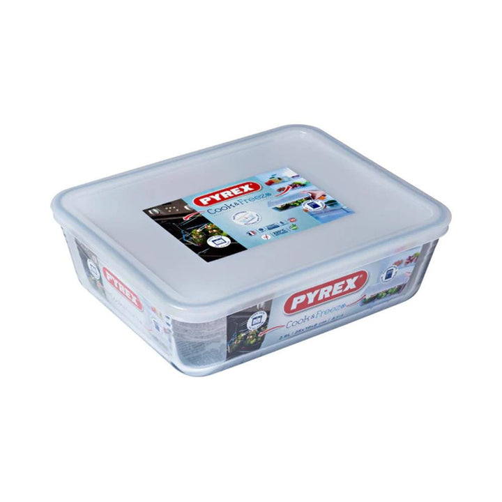 Pyrex - Rectangular Dish & Lid 2.6L Serving Dishes | Snape & Sons