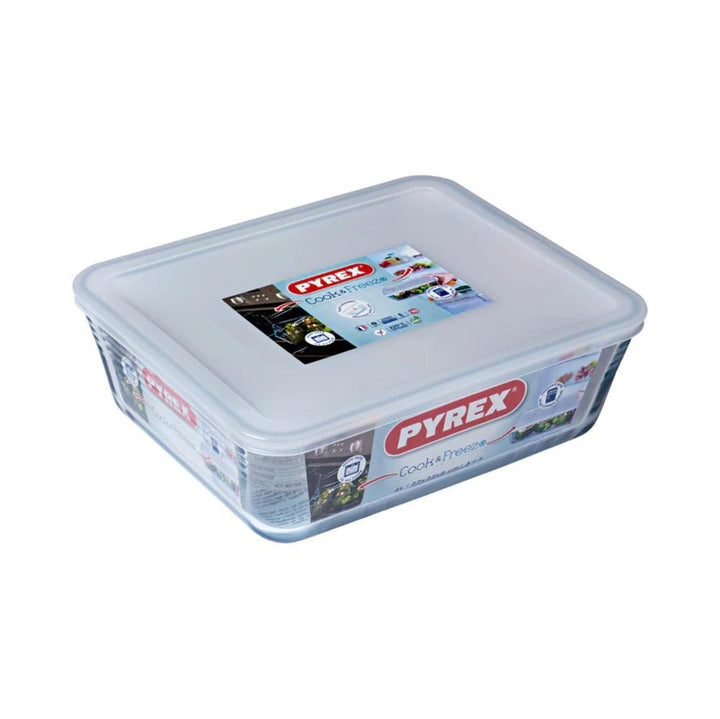Pyrex - Rectangular Dish & Lid 4.0L Serving Dishes | Snape & Sons