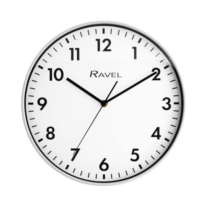 Ravel Clocks White 30cm Wall Clock Wall Clocks | Snape & Sons