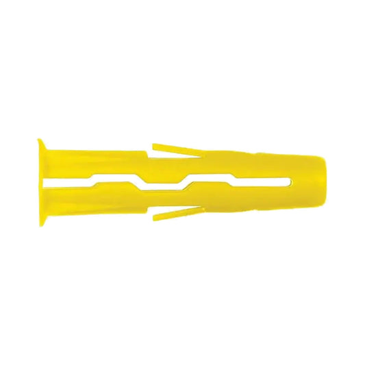 Yellow UNO® Small Universal Wall Plug 6mm - 96 Pack