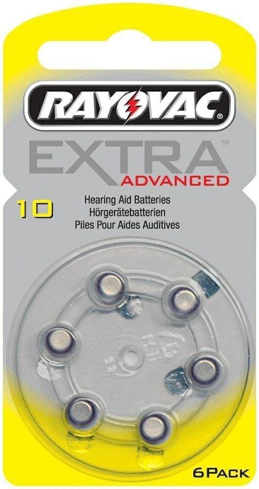 Rayovak - Extra Advanced Hearing Aid Battery E10 Hearing Aid Batteries | Snape & Sons
