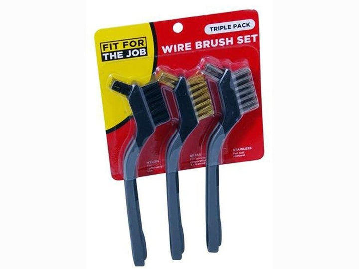 Rodo - Mini Wire Brush Set Wire Brushes | Snape & Sons