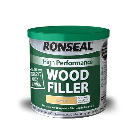 Ronseal - High Perfomance Wood Filler 550g Natural Wood Fillers | Snape & Sons