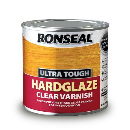 Ronseal - Ultra Tough Hardglaze Gloss Varnish 250ml Varnishes | Snape & Sons