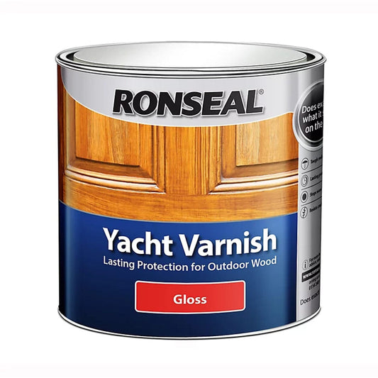 Ronseal - Yacht Varnish Gloss 500ml Varnishes | Snape & Sons