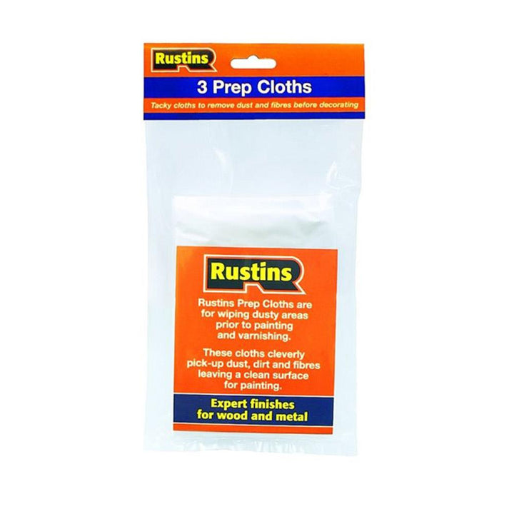 Rustins - Prep Tack Cloths 3 Pack Cloths | Snape & Sons