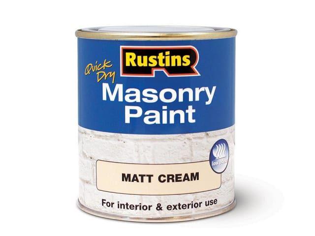 Rustins - Small Job Masonry Cream 250ml Masonry Paints | Snape & Sons