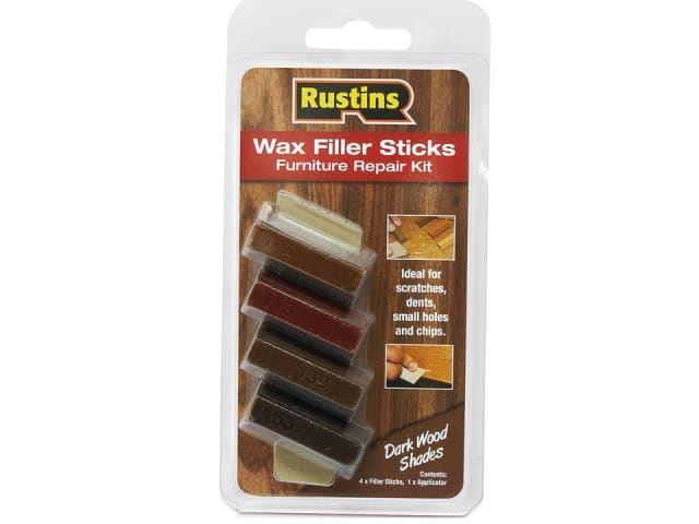 Rustins - Wax Filler Sticks Dark Wood Fillers | Snape & Sons