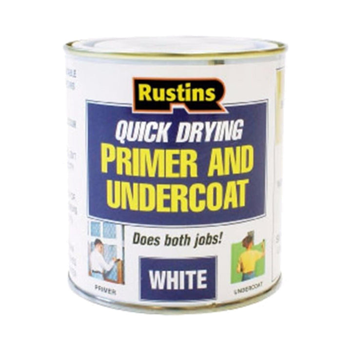 Rustins White Primer/Undercoat 250ml Interior Wood & Metal Paints | Snape & Sons