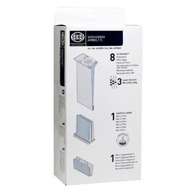 Sebo - Airbelt K S-Class Ultra-Bag Service Box Vacuum Cleaner Dust Bags | Snape & Sons