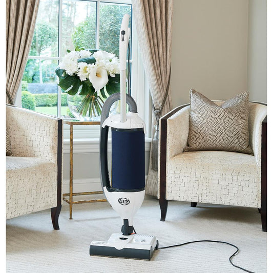 Sebo - Felix Navy Epower Upright Vacuum Bagged Vacuum Cleaners | Snape & Sons