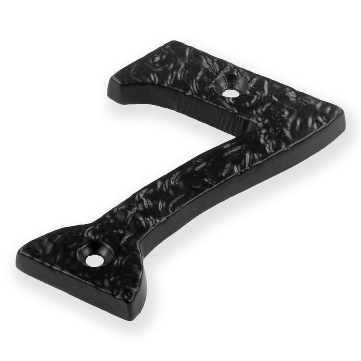 Securit - Black Numeral No.7 75mm Door Numerals | Snape & Sons