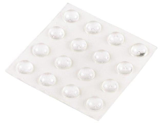 Select Hardware - Surface Gard 10mm Clear Round Buffers 16 Pack Furniture Felt Guards | Snape & Sons