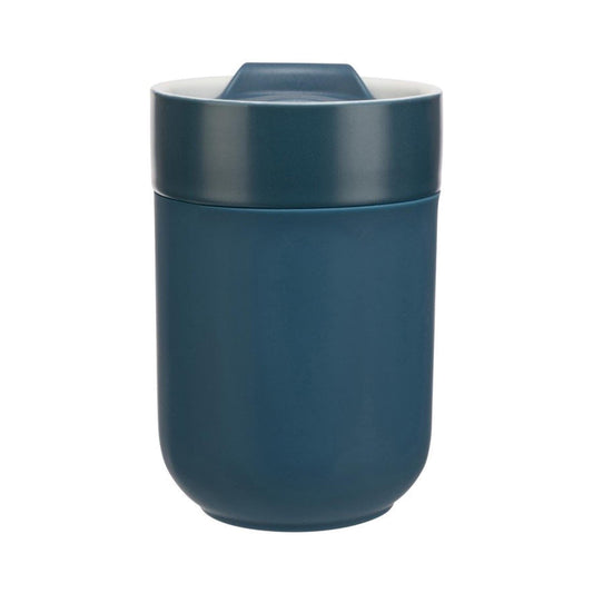 Siip Drinkware - Ceramic Travel Mug Navy 300ml Travel Mugs | Snape & Sons