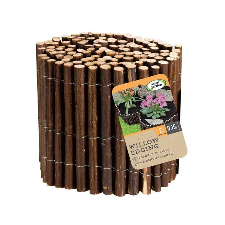 Smart Garden - Willow Edging 15 cm x 2m Lawn Edging | Snape & Sons
