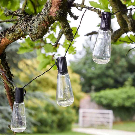 Smart Solar Eureka! Vintage Lightbulbs LED String Lights Solar Lighting | Snape & Sons
