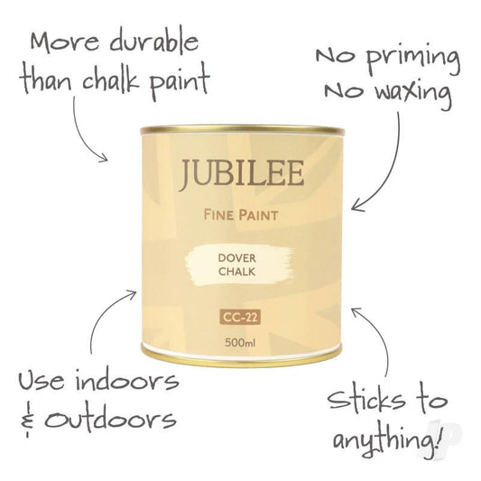 Jubilee CC-22 Fine Paint Dover Chalk 500ml