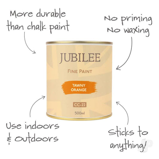 Jubilee CC-22 Fine Paint Tawny Orange 500ml