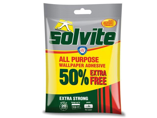 Solvite - All Purpose Paper Adhesive 7.5 Roll Wallpaper Paste | Snape & Sons