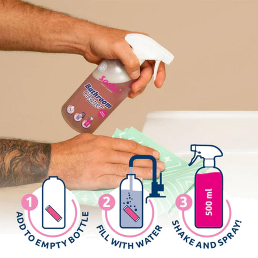 Sorbo Bathroom Descaler Sachets Twin Pack Bathroom Cleaning Sprays | Snape & Sons