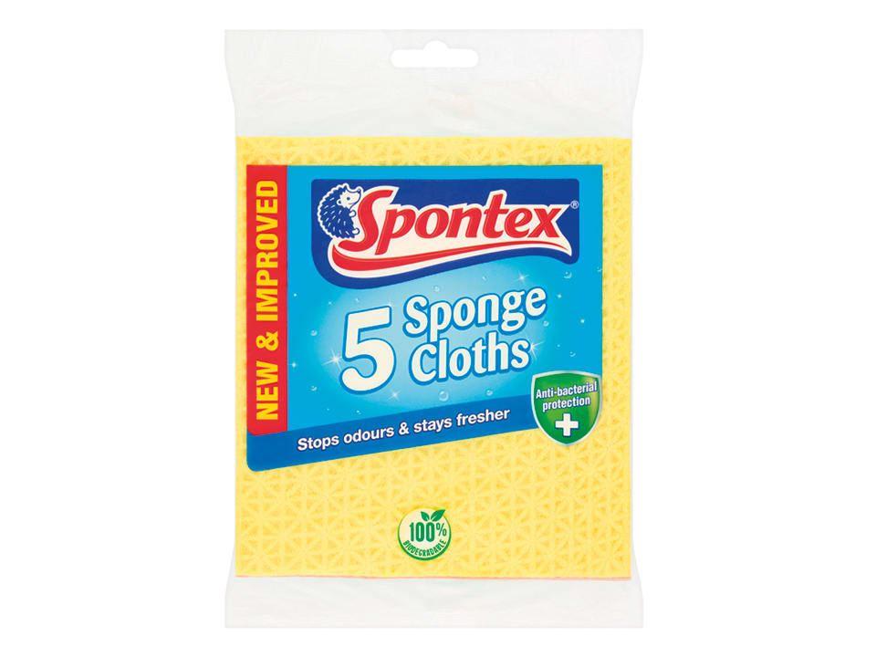 Spontex Sponge Cloth x5 Sponges at Snape & Sons