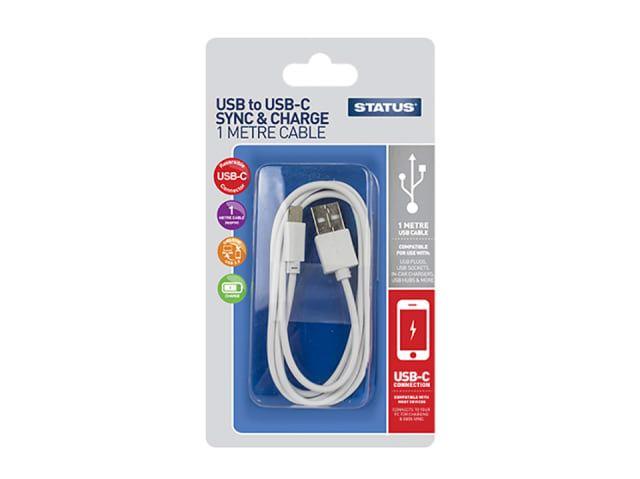 Status - 1m USB-C to USB Charging Cable USB Charging | Snape & Sons