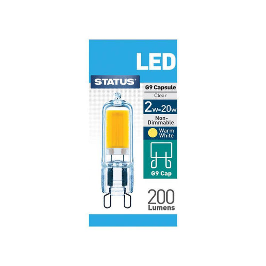 Status - 2W LED G9 Capsule Bulbs | Snape & Sons