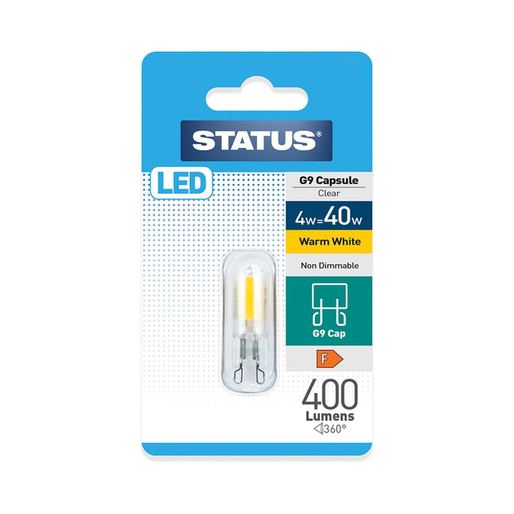 Status 4W LED G9 Capsule Capsule Bulbs | Snape & Sons