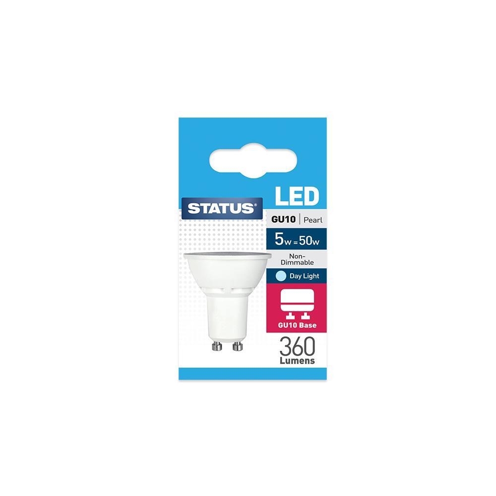 Status - 5W LED GU10 Daylight Spotlight Bulbs | Snape & Sons