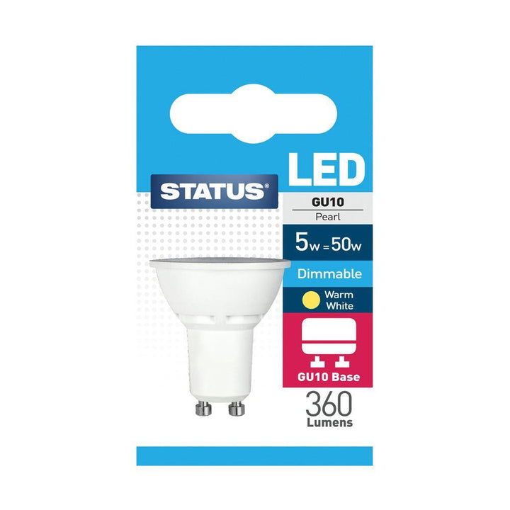 Status - 5W=50W Dimmable LED GU10 Spotlight Bulbs | Snape & Sons