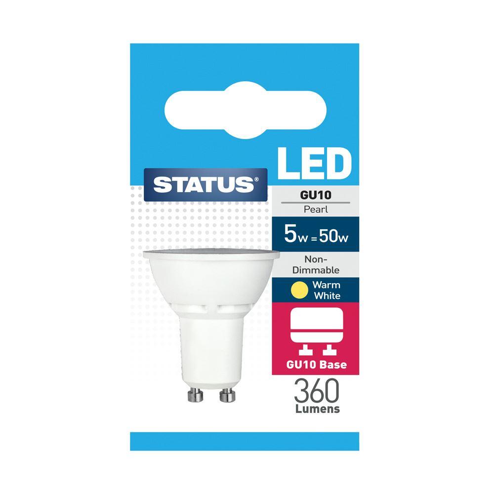 Status - 5W=50W LED GU10 Spotlight Bulbs | Snape & Sons