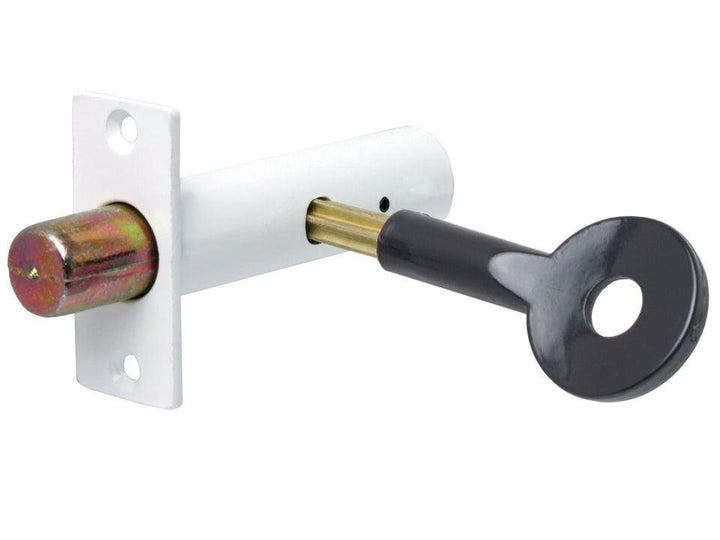 Sterling Locks - Rack Security Bolt White x2 & Key Security Rack Bolts | Snape & Sons