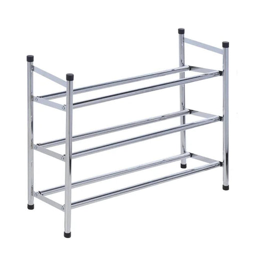 Extendable Shoe Rack 3 Tier Stainless Steel Snape & Sons