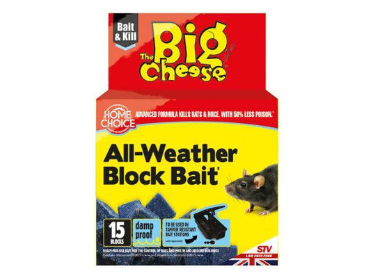 STV - All Weather Bait Block x15 Rodent Control | Snape & Sons